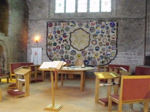 Sanctuary area at the Priory