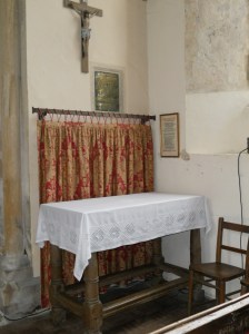 Side altar in nave